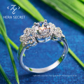 Hot Sale Classic  Statement Rings Women Jewelry Natural Diamond Jewelry